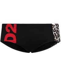 DSquared² - Logo Swim Trunk - Lyst