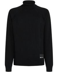 KARL LAGERFELD - Lightweight Knit Roll-Neck Sweater - Lyst