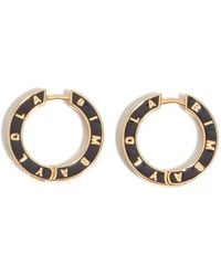 Bimba Y Lola - Logo Hoop Earrings - Lyst