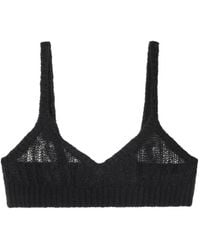 Alanui - Desert Drift Open-Knit Wool Top - Lyst