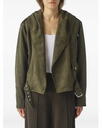 MEIMEIJ - Chaqueta Con Cinturón Y Capucha - Lyst