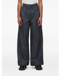 3.1 Phillip Lim - Double-Pleat Wide-Leg Trousers - Lyst