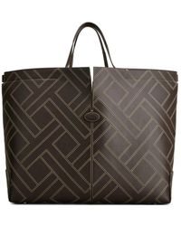 Tod's - Di Intarsia Maxi-Shopper - Lyst