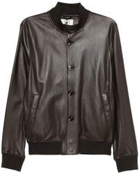 KIRED - Buttoned Leather Jacket - Lyst