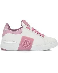 Philipp Plein - Phantom Kick$ Logo-Plaque Low-Top Sneakers - Lyst
