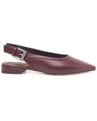 Peserico - Leather Slingback Pumps - Lyst
