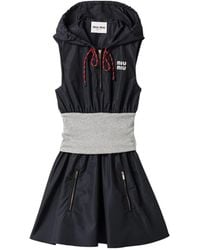 Miu Miu - Technical Fabric Dress - Lyst