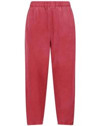 Entire studios - Washed-Effect Drawstring Track Pants - Lyst
