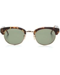 Thom Browne - Tortoiseshell Round-frame Sunglasses - Lyst
