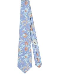 Etro - Jacquard Floral Tie - Lyst