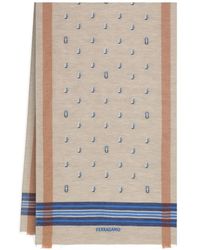Ferragamo - Jacquard Scarf - Lyst