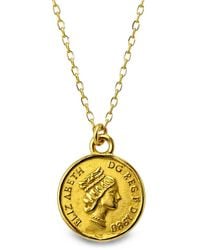 Velora Vie - Sovereign Coin-Pendant Necklace - Lyst