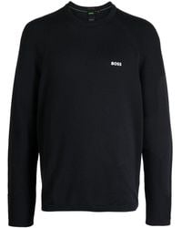 BOSS - Sweater Met Ronde Hals - Lyst