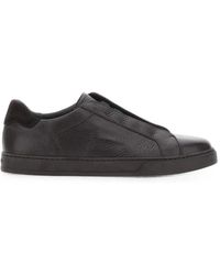 Doucal's - Sneakers Van Bewerkt Leer - Lyst