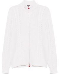 Kiton - Cable-Knit Cashmere Cardigan - Lyst