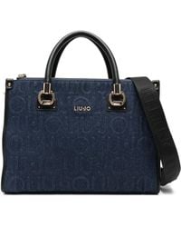 Liu Jo - Logo-Detail Tote Bag - Lyst