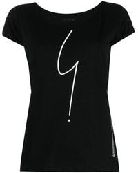 agnès b. - Logo-Print Cotton T-Shirt - Lyst