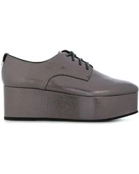 Calvin Klein Zapatos oxford con plataforma - Gris