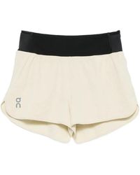 On Shoes - Short Élastiqué À Logo Imprimé - Lyst