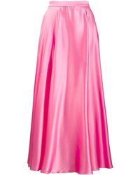 MSGM Klassischer Maxirock - Pink