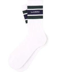 Sporty & Rich - Striped Socks - Lyst