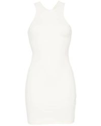 Patrizia Pepe - Ruched-Detail Mini Dress - Lyst