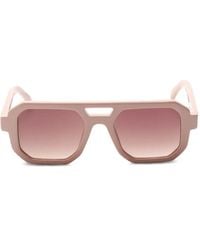 G.O.D Eyewear - Thirty Four Dusty Geometric-Frame Sunglasses - Lyst