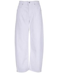 AG Jeans - Hattie Raw-Cut Jeans - Lyst