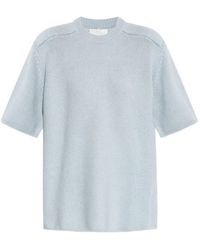 Lisa Yang - Short-Sleeve Ribbed T-Shirt - Lyst