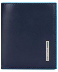 Piquadro - Logo-Plaque Bifold Wallet - Lyst
