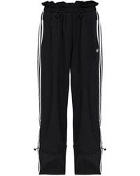 adidas - Logo-Embroidered Side-Stripe Track Pants - Lyst
