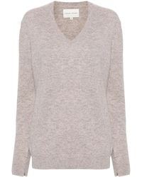 Loulou de Saison - Serafini V-Neck Cashmere Jumper - Lyst