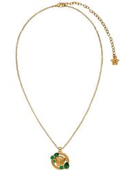 Versace - Medusa-Pendant Necklace - Lyst