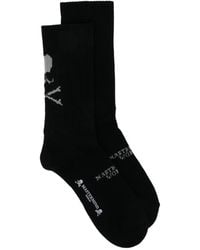 MASTERMIND WORLD - Skull-Intarsia Logo Socks - Lyst