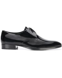Saint Laurent - Derby-Schuhe aus Lackleder - Lyst