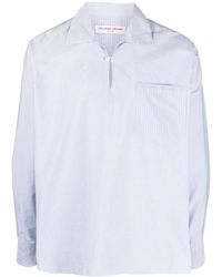 Orlebar Brown - Thwaites Striped Long-Sleeved Shirt - Lyst