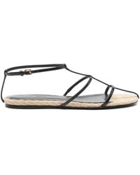 KHAITE - Cage Flat Sandals - Lyst