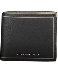 Tommy Hilfiger - Saffiano-Leather Bifold Wallet - Lyst
