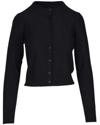 Kinross Cashmere - ラウンドネック カーディガン - Lyst
