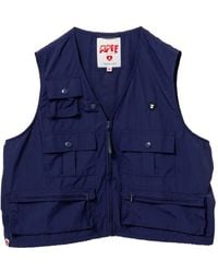 AAPE BY A BATHING AP - Pocket Sleeveless Cargo Vest - Lyst