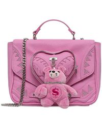 Sprayground - Heart-Motif Studded Cross Body Bag - Lyst