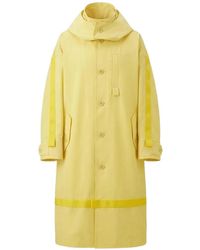 Homme Plissé Issey Miyake - Carrier Carried Hooded Logo-Print Coat - Lyst