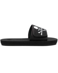 MASTERMIND WORLD - X Buntaro Skull-Print Slides - Lyst