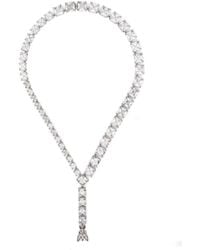 Patrizia Pepe - Halsketting Met Diamant - Lyst