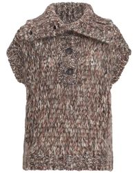Brunello Cucinelli - Débardeur Malfilé En Mohair - Lyst