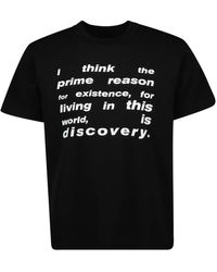 Sacai - T-Shirt mit Slogan-Print - Lyst