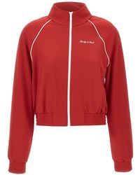 Sporty & Rich - Logo-Embroidered Raglan-Sleeve Sweater - Lyst