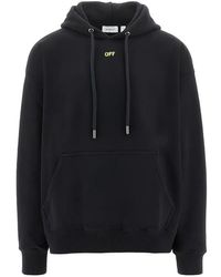 Off-White c/o Virgil Abloh - Cotton Hooded Sweatshirt - Lyst