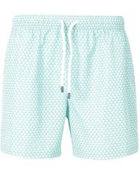 Fedeli - Jellyfish-Print Swim Shorts - Lyst