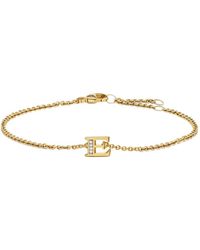 David Yurman - 18K Petite Pavé Initial Diamonds Bracelet - Lyst
